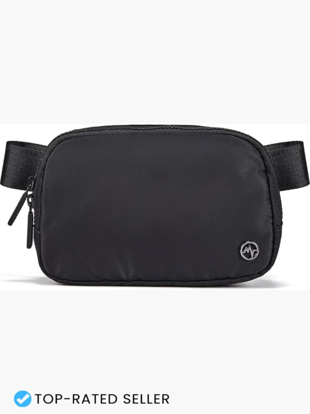 Nylon Belt Bag Fanny Pack Crossbody Adjustable Strap Water Repellent Casual